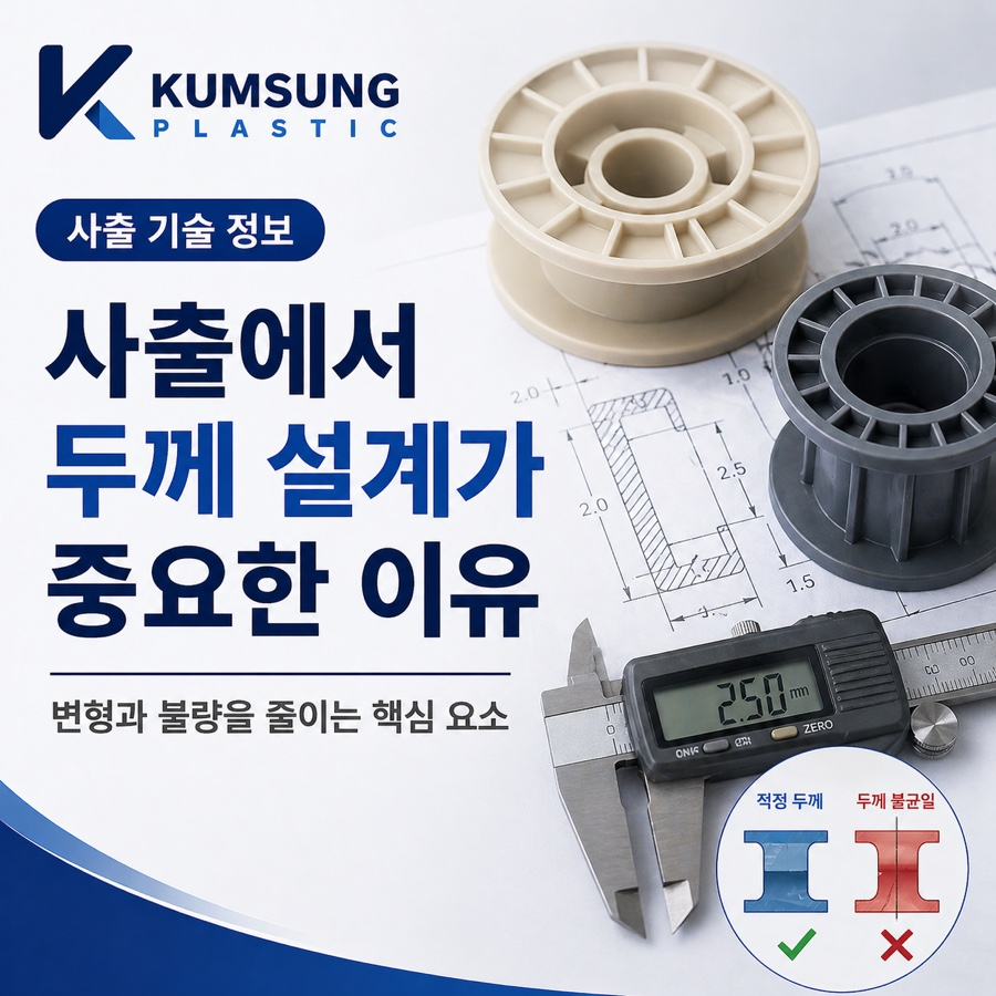 사출 두께 설계